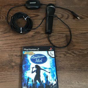 Karaoke Revolution American Idol Bundle With Microphone Sony PlayStation 2 PS2